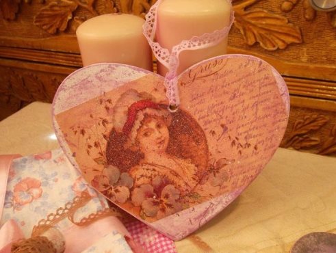 Декупаж на сердечках мастер класс Декупаж на сердечках мастер класс